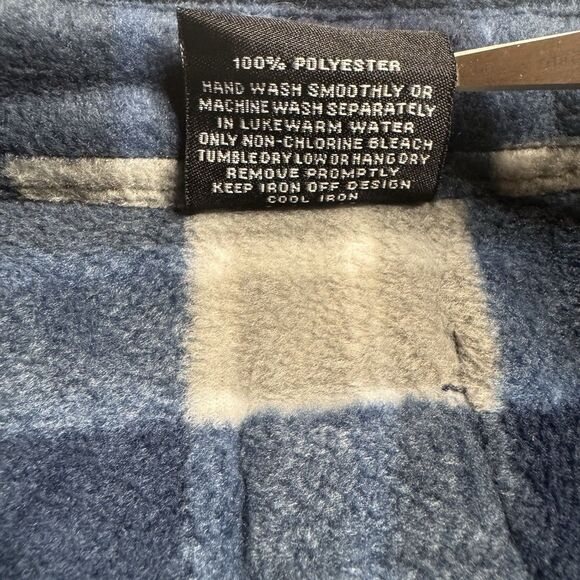 Colosseum Xavier Musketeers Logo Fleece Snap Jacket Men’s M Blue Shacket NWT - Picture 6 of 13